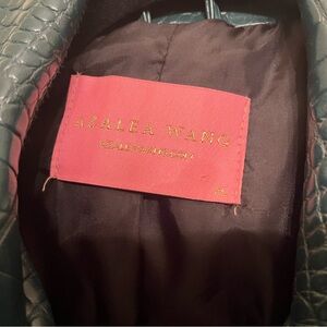 Azalea Wang Green  Leather Jacket